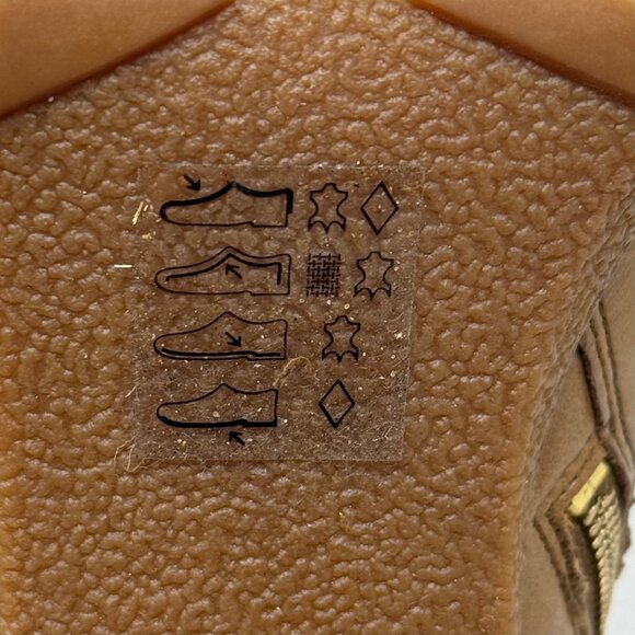 Michael Kors Women Kim Tan Ankle Boots 8M Leather Faux Sherpa Fur Utility Gorp - Picture 11 of 11